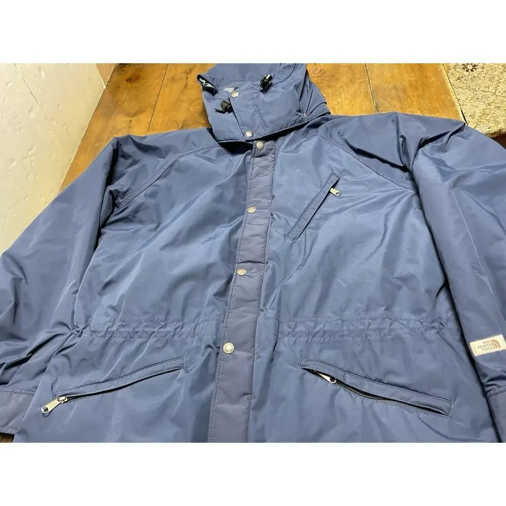 VTG The North Face GORE-TEX Mountain Parka Jacket Mens XL Blue Made in USA